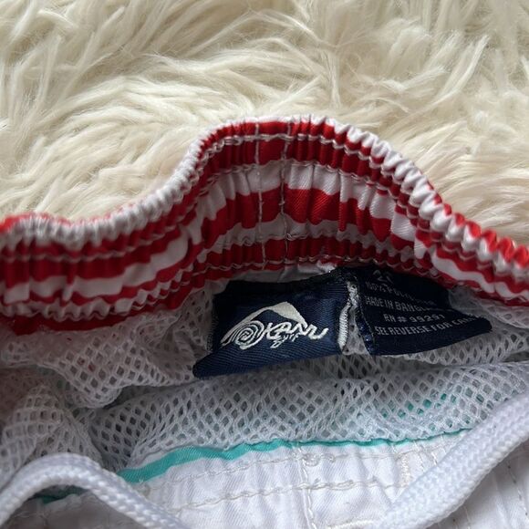 Kanu Surf Striped Swim Trunks Shorts Size 2T - Picture 3 of 3